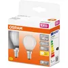 Image de Osram Ampoule Led E14 4w 2700k Transparent Pack De 2
