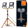 Image de Work Light Luminaire Led: Adapté Au Sol, Worklights - Tripod / 100 W, 220 240 V, Angle De Rayonnement: 120°, Blanc Froid, 4000 K, Matériau De Corps: Aluminum/acier, Ip65, 4-pack