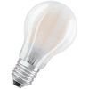 Image de Ampoules LED OSRAM, forme classique en ampoule, remplacement de 75 Watts, E27, A-shape, 2700 Kelvin, blanc chaud, verre transparent, pack de 2