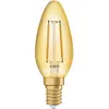 Image de Osram LED Filament Vintage 1906 Bougie 2,5W = 22W E14 Or 220lm Extra Blanc Chaud