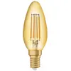 Image de Osram LED Filament Bougie Vintage 1906 4W = 35W E14 or lustre 410lm extra blanc chaud 300