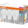 Image de OSRAM LED-Lampe | Sockel : B22d | bleu foncé | 4000 K | 8,50 W | mat | LED BASE CLASSIC A