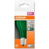Image de Osram - Homelighting 4058075433984 Led Cee G (a - G) E27 Forme De Poire 2.5 W = 7 W Vert (ø X L) 60 Mm X 105 Mm 1 Pc(s) A679272