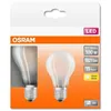 Image de Osram Boite De 2 Ampoules Led Standard Verre Dépoli - 10w Équivalent 100w E27 - Blanc Chaud