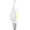 Image de Osram - Homelighting 4058075434561 Led Cee E (a - G) E14 Forme De Flamme Coup De Vent 4 W = 40 W Blanc Chaud (ø X L) 35 Mm X 119 Mm 1 Pc(s) A679102