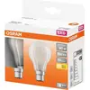 Image de Led Standard Verre Dépoli 6.5w B22 Chaud Boite De 2 - Osram