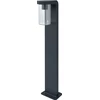 Image de LEDVANCE Lampadaire et luminaire d'allée LED pour 1x ampoule E27, luminaire design d'aspect moderne, hauteur 80cm, en aluminium et verre transparent, ENDURA CLASSIC CASCADE 80CM Post E27 CLR