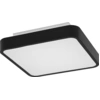 Image de LEDVANCE ORBIS BACKLITE SQUARE SMART+ WiFi noir, luminaire LED dimmable pour l'intérieur, 28W, température de couleur de 3000 - 6500K, 2400 lumens, lumière RGB pour lumière blanche et colorée, 35x35cm
