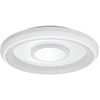 Image de LEDVANCE ORBIS STEA SMART+ Luminaire WiFi, Ø 48cm, plafonnier rond à LED dimmable pour l'intérieur, 32W, température de couleur 2700 - 6500K, 2150 lumens, 2 LED module RGB, luminaire rond design, blanc