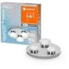Image de LEDVANCE Smart LED lampe de salle de bain chrome, 18W, 1800LM, 3000-6500K, 30cm, IP44, applique Orbis Round, lampe de salle de bain avec technologie Wifi, dimmable, contrôlable via app et assistant vocal