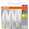 Image de OSRAM Star ampoule à filament pour culot E14, verre dépoli, blanc chaud (2700K), 806 lumens, remplace les ampoules traditionnelles 60W, non dimmable, paquet de 3