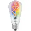 Image de Ledvance Filament LED intelligent WiFi, Edison, 4.5W remplace 60W, E27, RGBW, clair (00217634)