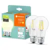 Image de Pack de 2 ampoules connectées Ledvance Smart variable Filament Claire E27 60W Transparent - Neuf