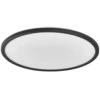 Image de LEDVANCE SMART+ ORBIS WiFi-Panel, noir, 25W, 2940lm, 400mm, lumière blanche réglable (2700K-6500K), cadre avec lumière colorée RGB, dimmable, contrôlable par app, compatible avec Amazon, Google et Co.