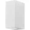 Image de LEDVANCE ENDURA Classic Square Updown Applique murale d'extérieur, blanc, culot GU10 (max 35W), peut être équipée d'une lampe simple ou intelligente, variante de luminaire Down ou Up/Down, classe de protection IP44