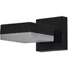 Image de LEDVANCE ENDURA Classic Spot Square Applique murale extérieure, noire, avec culot GX53 (max 12W) pour un remplacement facile de l'ampoule, tête de lampe orientable, classe de protection IP44