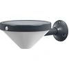 Image de LEDVANCE ENDURA Style Applique solaire Lunar, lumière blanc chaud (3000K), capteur intégré, utilisable sans électricité, longue durée de vie des piles : 60 fois 30 secondes en mode PIR, classe de protection IP44, noir
