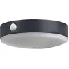 Image de LEDVANCE ENDURA Style Applique murale solaire Tossa, lumière blanc chaud (3000K), capteur intégré, utilisable sans électricité, jusqu'à huit heures d'éclairage, classe de protection IP44, noir