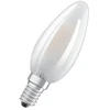 Image de Lampe LED en verre "BASE", bougie, 4W remplace 40W, E14, blanc chaud, mat, 2 pièces (00217804)