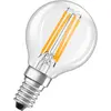 Image de Ampoule LED OSRAM BASE CLASSIC P, format P, verre transparent, 4 W, 470 lm, 2700 K, indice de rendu des couleurs (IRC) 80