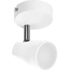 Image de LEDVANCE LED SPOT PEAR spot à monter au plafond, blanc, 4.3W, 210lm, offre une lumière dirigée avec une couleur de lumière blanc chaud, avec spot GU10 flexible, ampoule GU10 incluse, indice de protection IP20, 2700K