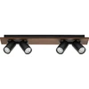 Image de LEDVANCE DECOR SPOT MERCURY, 4 x 3,4W, 920lm, aspect bois noir, luminaire spot, têtes réglables, utilisation polyvalente, spot intérieur, ampoules LED interchangeables, couleur de lumière blanc chaud, GU10