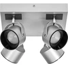 Image de LEDVANCE DECOR SPOT JUPITER, 22W, 750lm, argent, luminaire spot, têtes réglables, applications multiples, spot intérieur, couleur de lumière blanc chaud, optique de haute qualité, montage facile