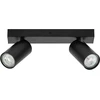 Image de LEDVANCE LED SPOT OCTAGON 2 x 3,4W, GU10, 460lm, noir, température de couleur 2.700K, couleur de lumière blanc chaud, lampe LED intemporelle et interchangeable, idéale pour l'intérieur, CRI 90, têtes réglables, dimmable