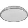 Image de LEDVANCE ORBIS DUBLIN Plafonnier à LED 300mm, argenté, 16W, 2000lm, couleur de lumière blanc chaud, répartition très homogène de la lumière, longue durée de vie, module LED fixe, rond, classe de protection IP20, 3000K