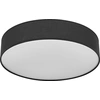 Image de LEDVANCE ORBIS PARIS Plafonnier 400mm, noir, culot 2XE27, peut être équipé d'une ampoule intelligente, design moderne, avec abat-jour en tissu, convient pour l'intérieur, rond, indice de protection IP20