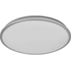 Image de LEDVANCE ORBIS DUBLIN Plafonnier à LED 390mm, argenté, 24W, 2700lm, couleur de lumière blanc chaud, répartition très homogène de la lumière, longue durée de vie, module LED fixe, rond, classe de protection IP20, 3000K