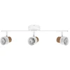 Image de LEDVANCE DECOR SPOT CORK, 3 x 3,4W, 690lm, blanc, luminaire spot, têtes réglables, utilisation polyvalente, spot intérieur, lampes LED interchangeables, intensité lumineuse variable, couleur de lumière blanc chaud, GU10