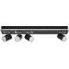Image de LEDVANCE DECOR SPOT MARS, 58,5W, 1.800lm, noir, luminaire spot, têtes réglables, applications multiples, spot intérieur, couleur de lumière blanc chaud, optique de haute qualité, montage facile