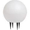 Image de LEDVANCE ENDURA HYBRID BALL luminaire d'extérieur, luminaire hybride, 2W, 180lm, couleur de lumière blanc chaud, température de couleur 3.000K, blanc, plastique, classe de protection IP44 & IP67, fonctionnement solaire & sur secteur