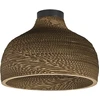 Image de LEDVANCE Plafonnier Decor Cardboard Hat marron en carton ondulé, léger, E27, 360 mm de diamètre, abat-jour en matériau recyclé, durable grâce à la source lumineuse interchangeable, montage facile