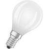 Image de Ampoule LED OSRAM en forme de mini-boule classique, avec filament LED décoratif en Frosted Design, classe d'efficacité énergétique A, E14, 1.2 W, 255 lm, 2700 K, blanc chaud. Sans préchauffage, 100 % de lumière immédiatement.