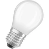Image de Ampoule LED OSRAM en forme de mini-boule classique, avec filament LED décoratif en Frosted Design, classe d'efficacité énergétique A, E27, 1.2 W, 255 lm, 4000 K, blanc froid. Sans préchauffage, 100 % de lumière immédiatement.