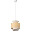 Image de Osram Suspension Conique Decor Wrap E27 Beige Diamètre 350mm, Raphia Et Bast Avec Lin Pour Style Bohème