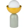 Image de Osram Lampe De Table Decor Bol E14 Vert/jaune 200mm, Lampe De Table, Métal, Verre, Avec Couleurs Vives