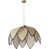 Image de Decor Rattan Lotus Pendant 670 E27 Brown