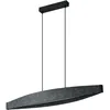 Image de Osram Suspension Decor Flat Felt Led 23w 3000k Avec 800lm Gris, Lampe Suspendue En Feutre Et Métal Installée En Permanence