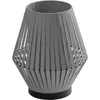 Image de Osram Lampe De Table Decor Stripes E14 Gris 205mm, Lampe De Table En Acier Et Polyester Avec Design Élégant