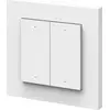 Image de OSRAM SMART+ Interrupteur mural WiFi 4 boutons, magnétique, rechargeable USB-C, 6 mois d'autonomie, compatible Alexa, blanc