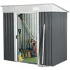 Image de HOME DELUXE - Abri de jardin BOHIO - Taille : M - Dimensions 195 x 121 x 180 cm, surface 2,2 m², fondations incluses I Abri de jardin Abri de jardin Armoire de jardin