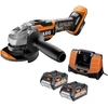 Image de Meuleuse AEG BEWS18-125BL LI-502C 125mm 18V BRUSHLESS avec 2 batteries 5Ah + chargeur en coffret