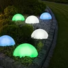 Image de Lot De 6 Lampes Led Hémisphériques Terrain Décoration Lampes Extérieures Éclairage Ip44