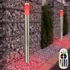 Image de Set De 2 Lampadaires, Éclairage Extérieur, Télécommande Dans Un Set Comprenant Des Lampes Led Rgb