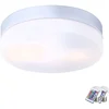 Image de Plafonnier D'Extérieur Éclairage Lampe Télécommandée Verre Opale Dans Un Ensemble Comprenant Des Lampes Led Rvb