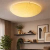 Image de Etc-shop - Plafonnier Design En Verre Jaune Éclairage Lampe Spot Ronde Dans Un Ensemble Comprenant Des Ampoules Led