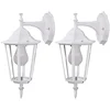 Image de Etc-shop - Lot De 2 Applique Extérieur Terrasse Jardin Lanterne Alu Verre Lampe Ip44